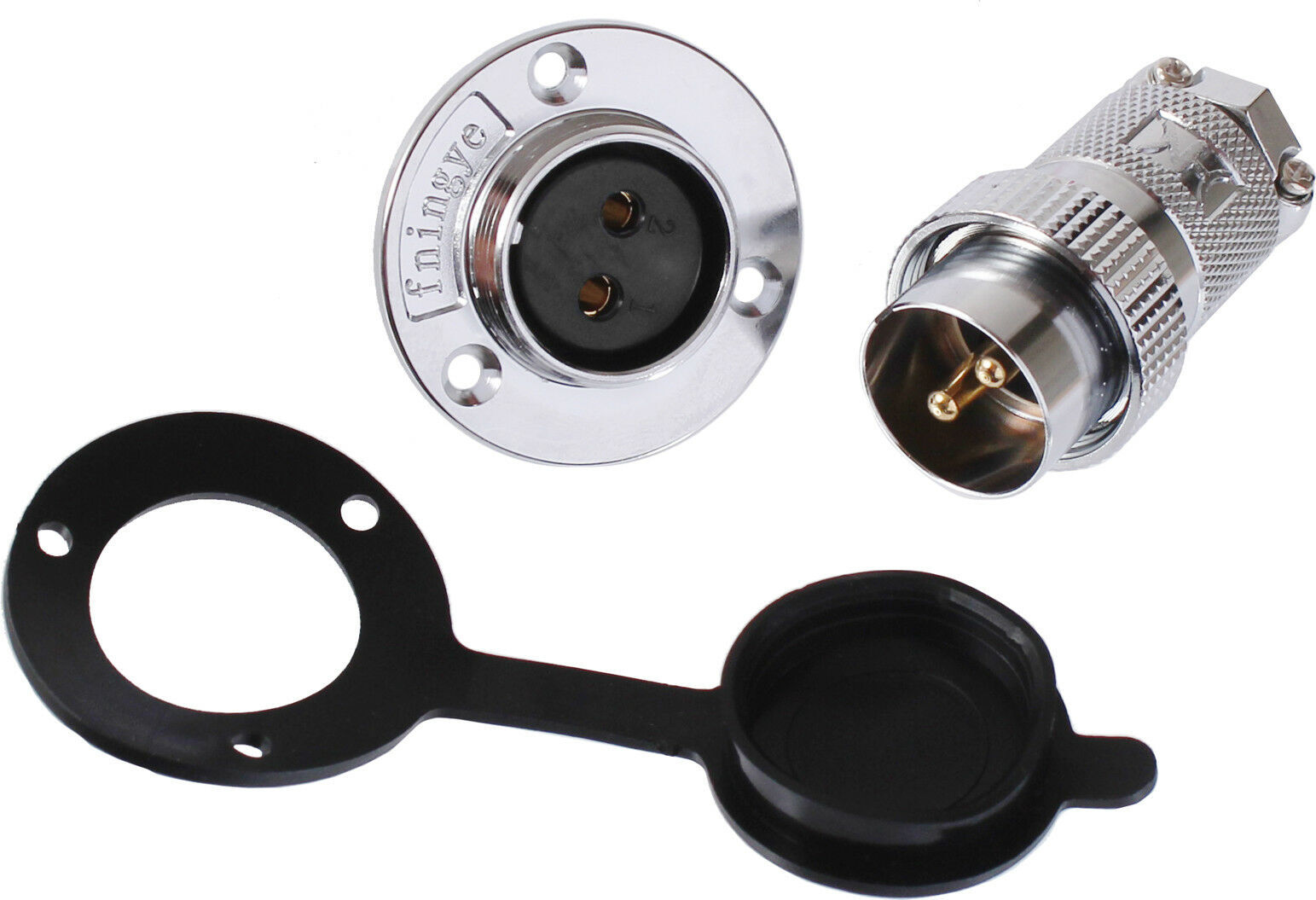 Tivendis Einbaustecker Steckverbindung Flansch Stecker Kupplung Flanschstecker Hochstrom 2