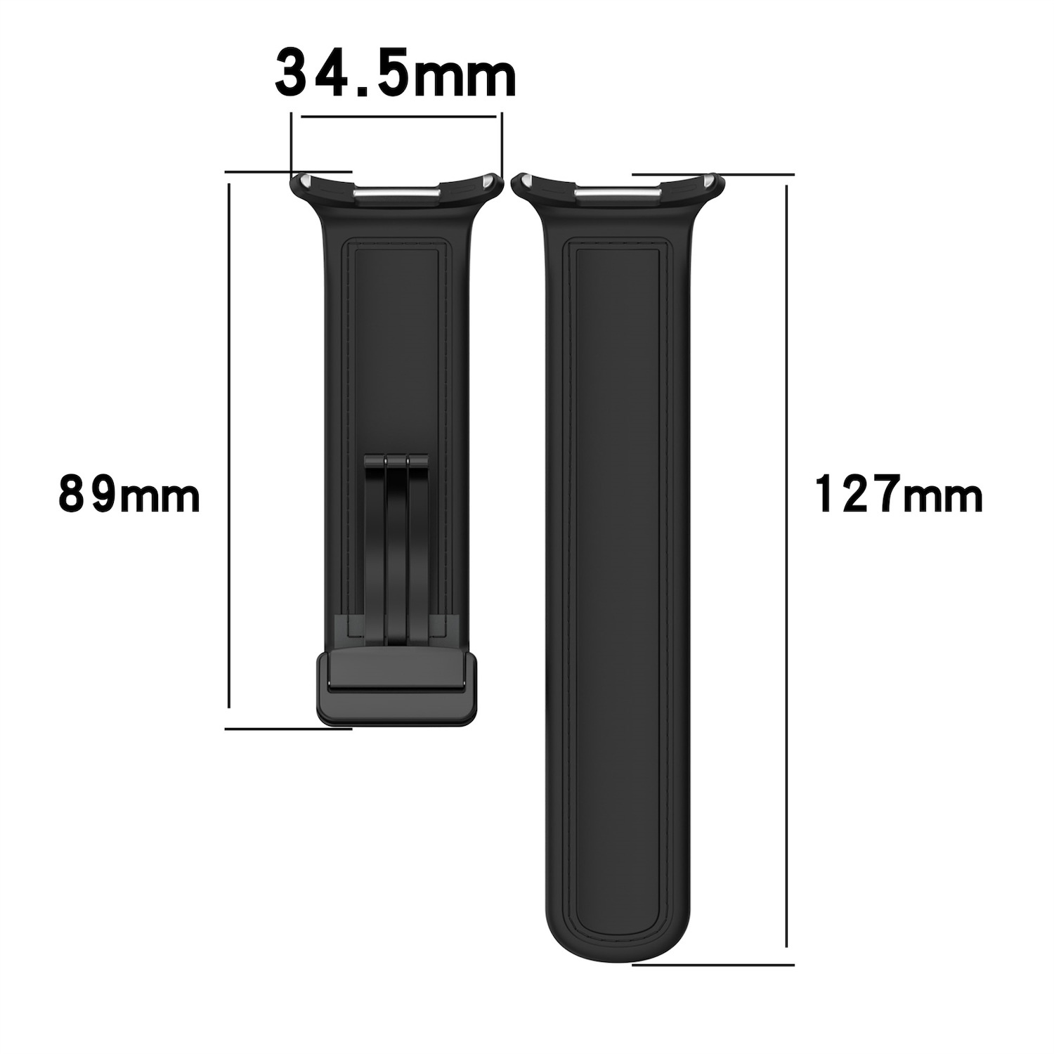 Pre Samsung Galaxy Watch Ultra 47 mm magnetický náramok sivý