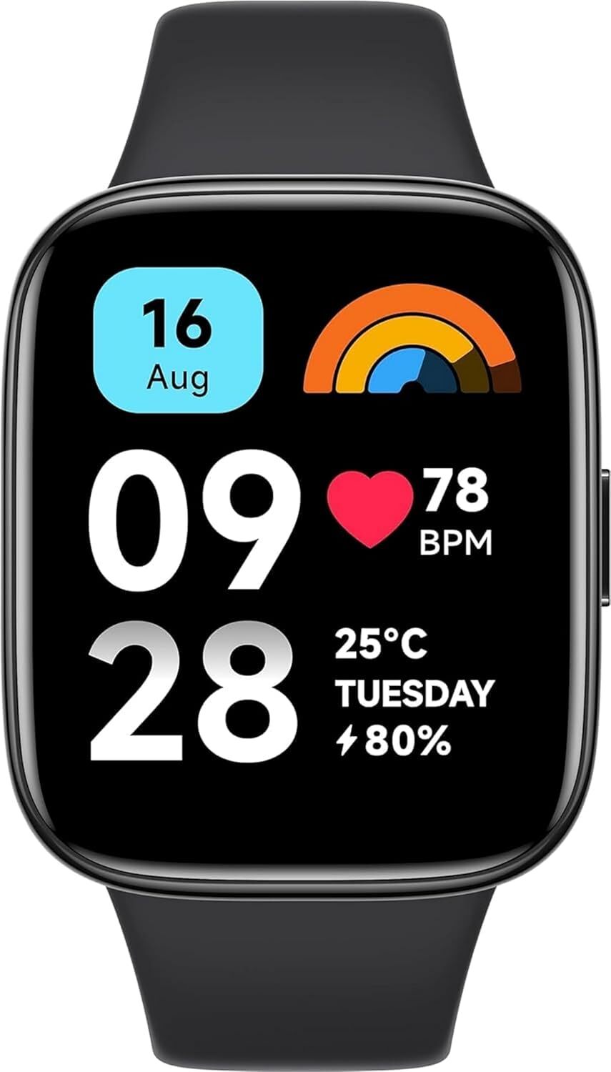 SmartWatch Active, 1,83-palcový displej LCD, telefonické hovory cez Bluetooth, monitorovanie SpO2 a srdcového tepu, vodotesnosť 5 ATM, 12-dňová výdrž batérie