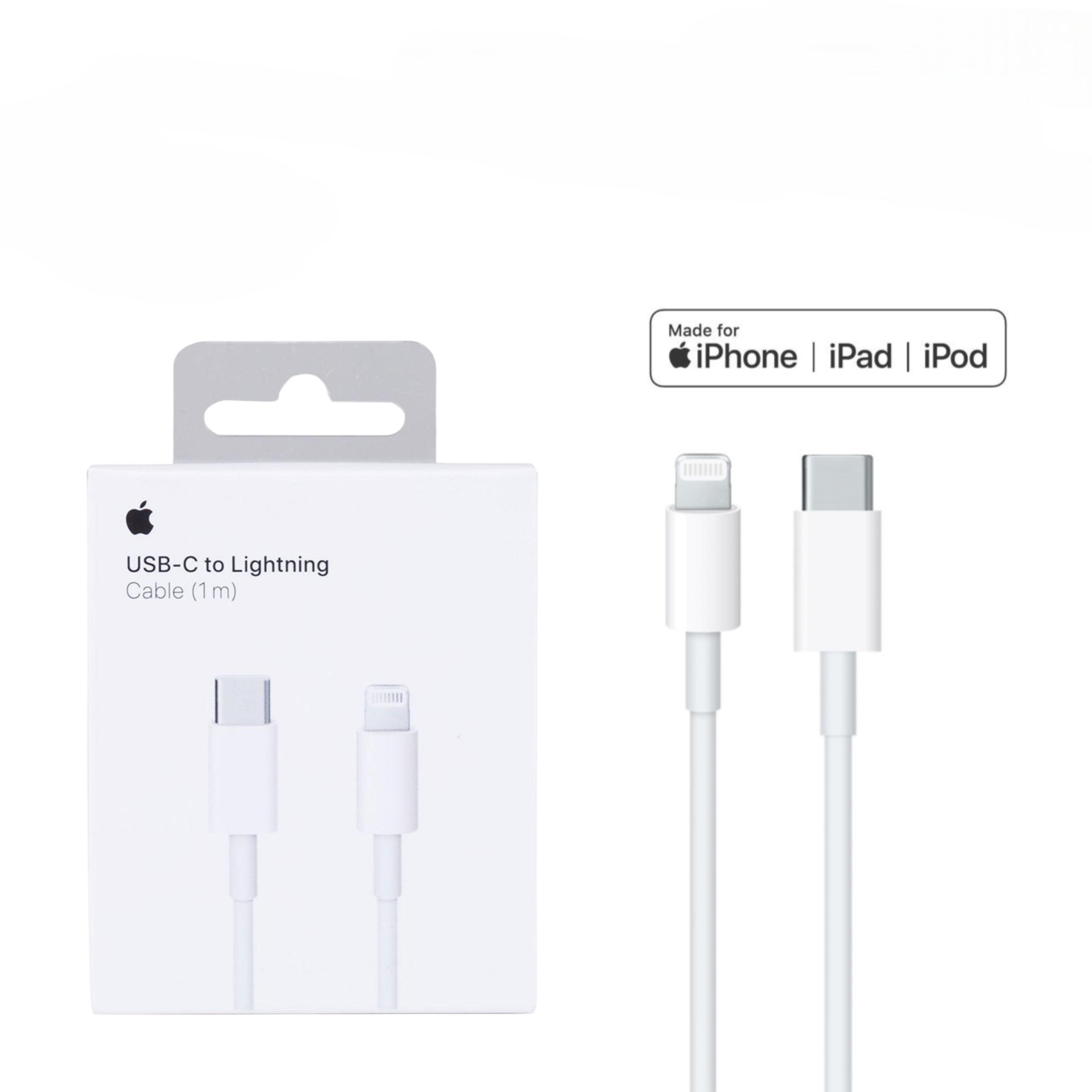 Nabíjací kábel Apple USB-C na Lightning (1 m) pre iPhone 14 13 12 11 X Pro Max iPad Airpods