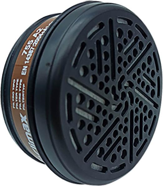 Climax Filter A2 für Masken der Serie 755-756 und 810, gegen Gase und Dämpfe chemischer Verbindungen
