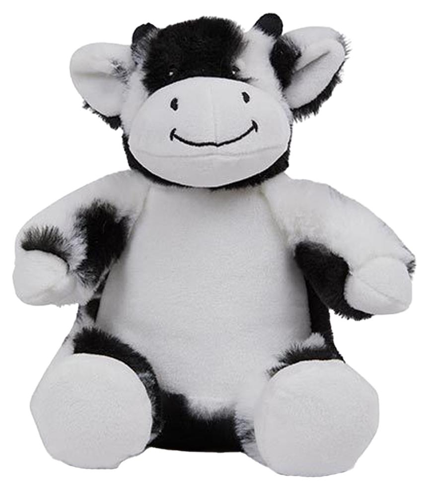 Mumbles - "Printme" Kuh Plüsch-Spielzeug LT6278 (32 cm) (Schwarz/Weiß) UTLT6278