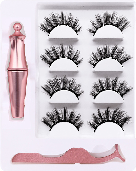 INF 4 Paar Magnetische Wimpern Magnetisches Wimpernset 370679
