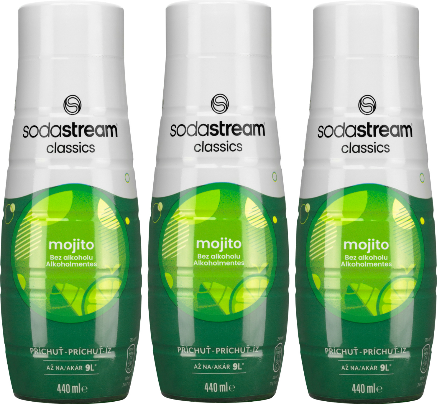 Sodastream Mojito Sirup 3x440ml Konzentrat alkoholfrei ca 9L Getränk