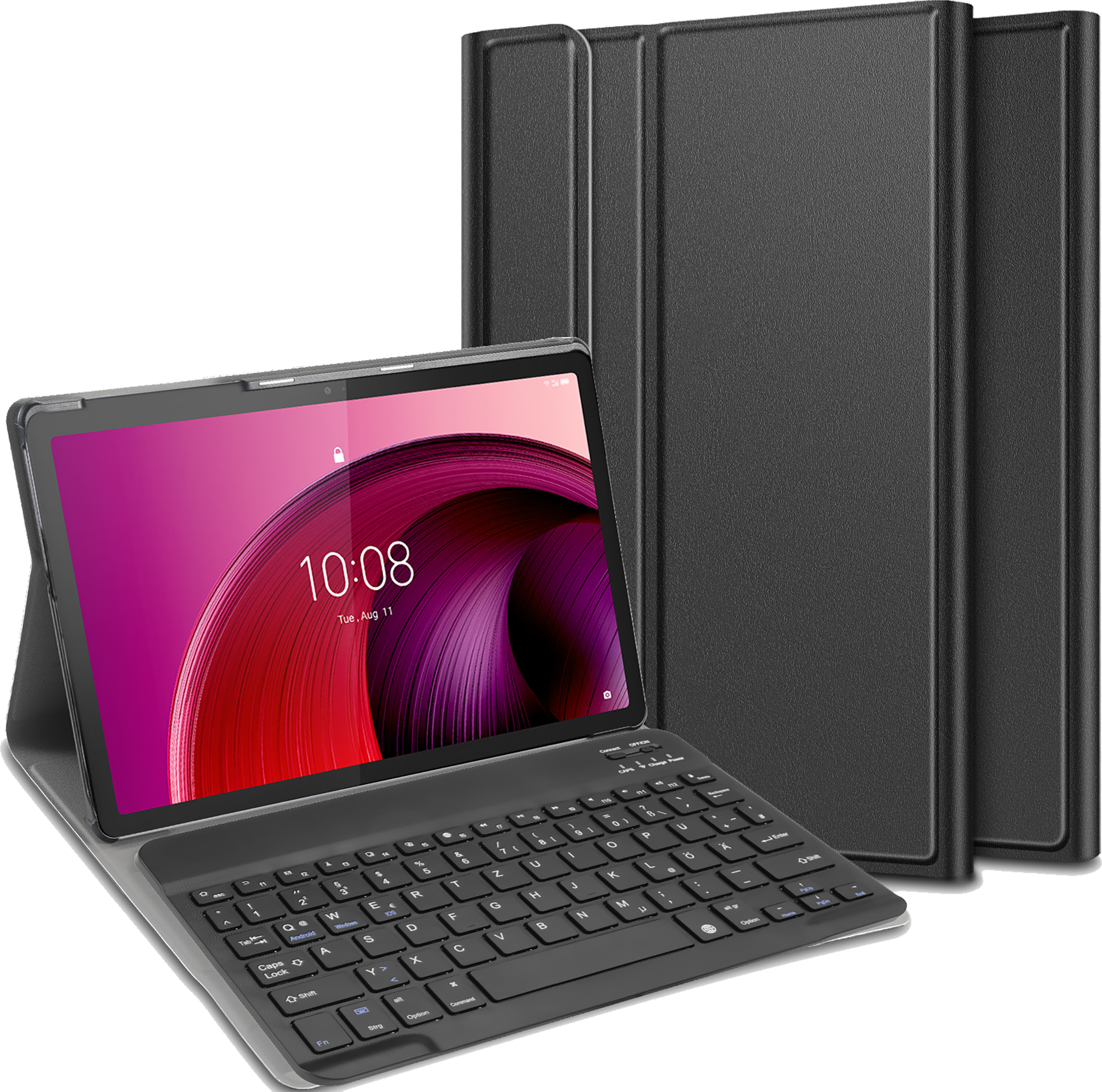 Hülle Lenovo Lenovo Tab M10 5G Schutzhülle - Cazy - Schwarz LTM105GBKCZ