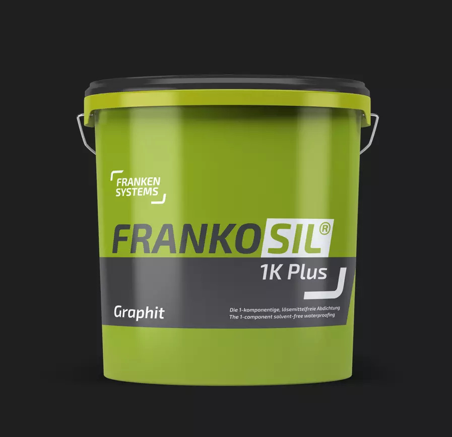 Franken Systems FRANKOSIL 1K PLUS 1 komponentige lösemittelfreie Abdichtung graphit 6 Kg A110022