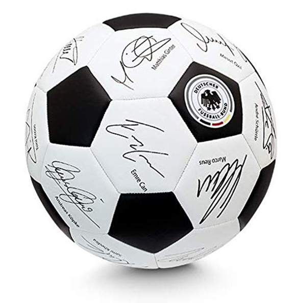 Torwarthandschuhe & Fußball mit Unterschriften Manchester City FC Fußball-Set 