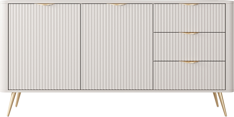 VENETI Breite kombinierte Kommode MOODY - beige 143-10-00020