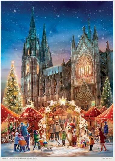 Adventný kalendár č. 332 KÖLNER DOM DIN A3