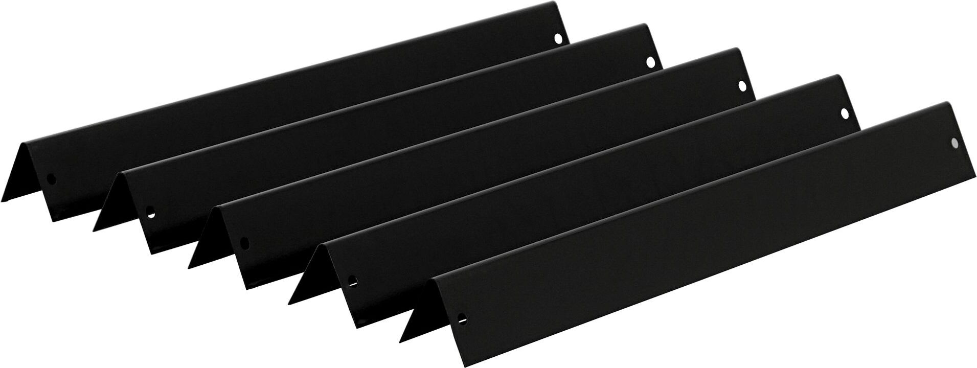 BBQ-Toro porzellanemaillierte Flammenverteiler Set (5 Stück) | 38,9 x 6,6 cm
