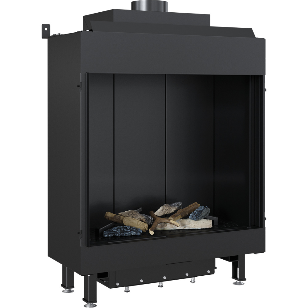 Plynový krb LEO 62 Front Orient Singing Propán bután ∅ 100/150 5,6 kW