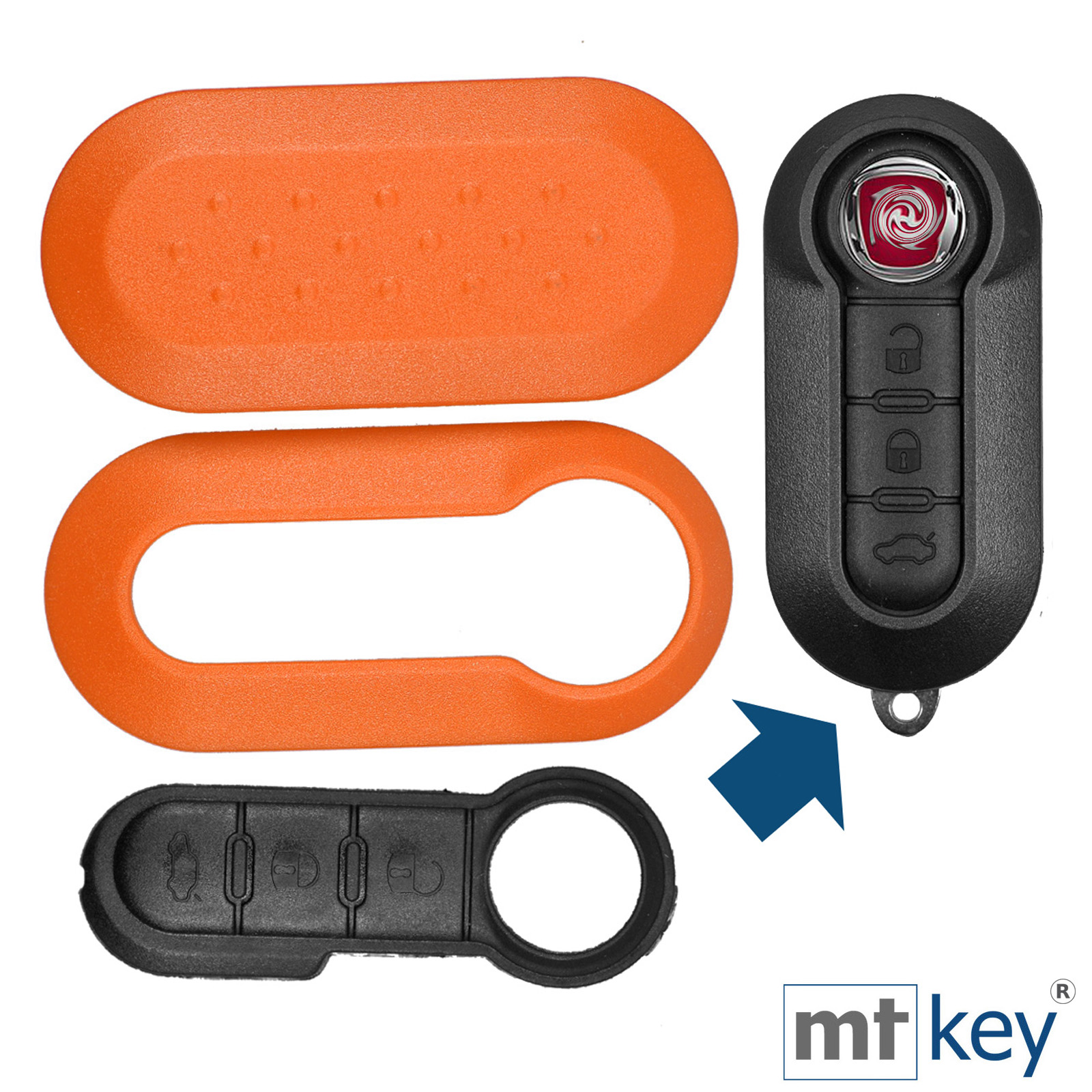 Kong Italy Turbo ROLL Seilrolle Aluminium - Schwarz/Orange 26kN