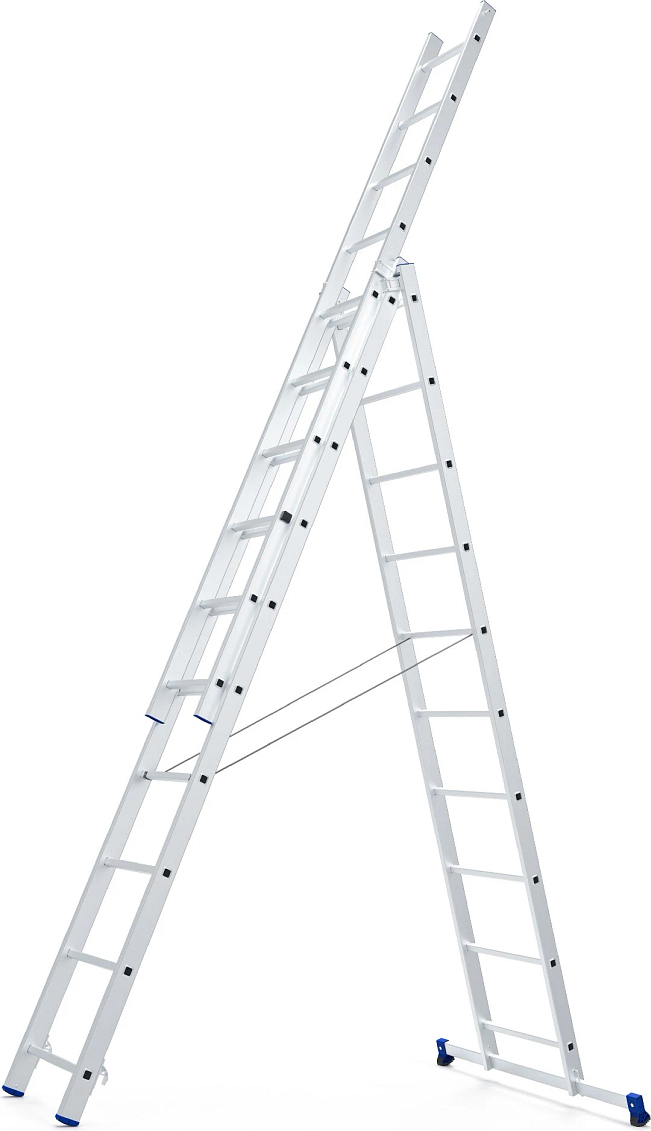 Werner Mehrzweckleiter 3x10 Sprossen 48923
