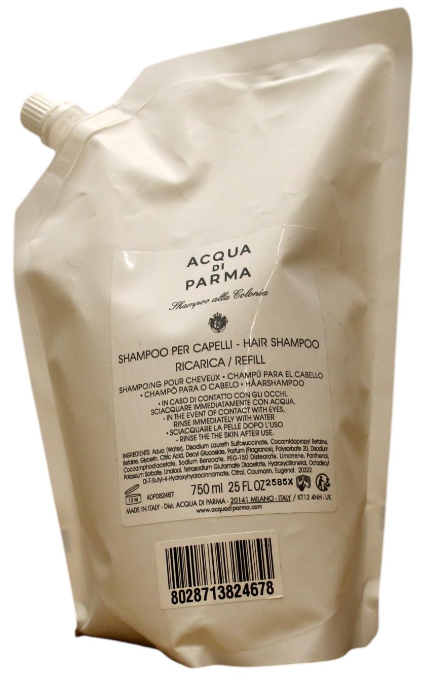 Acqua di Parma, Colonia, Haarshampoo, Restrukturierung, Nachfü llpackung, 750 ml