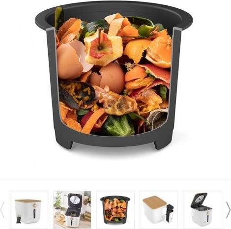 Bioabfall-reduzierbehälter 3l weiß Riviera & bar MTD510