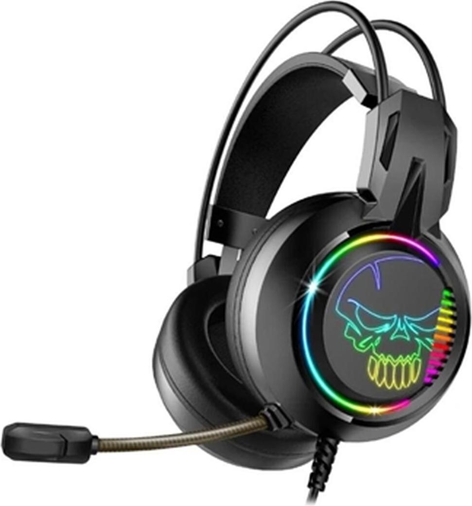 Spirit Of Gamer - ELITE-H10 - čierna náhlavná súprava Audio Pro Gamer - syntetická koža - flexibilný mikrofón - HP 40 mm - USB 2M - Son Surround 7.1 Virtual - RGB