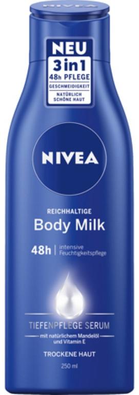 NIVEA Body reichhaltige Milch, 250 ml Lotion 11324705