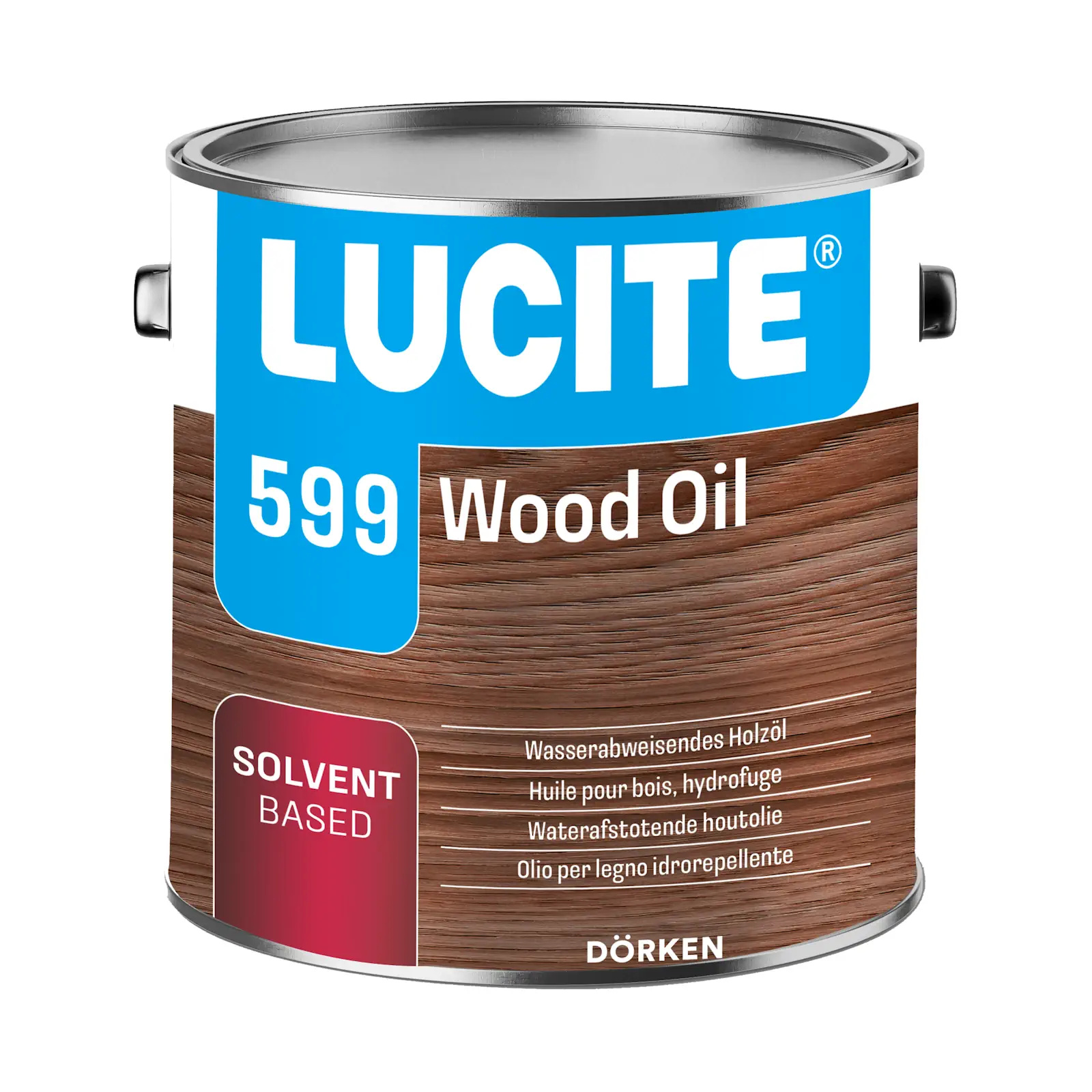 Dörken Lucite 599 Wood Oil, Nussbaum, 1l : Nussbaum : 1 Liter 7707048