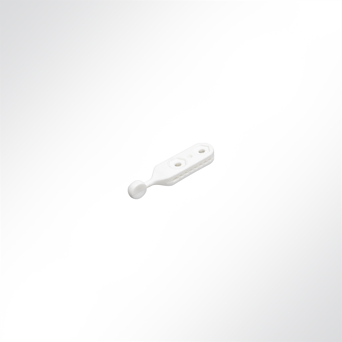 KROKOFIX® Schienengleiter für Kederschienen Hakengleiter gerade Nylon weiß 12mm 11750_29608