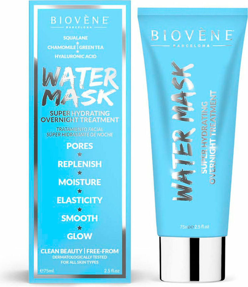 Biovenè Biovene Water Mask Super Hydrating Overnight Treatment 75ml Water Super Hydrating Overnight