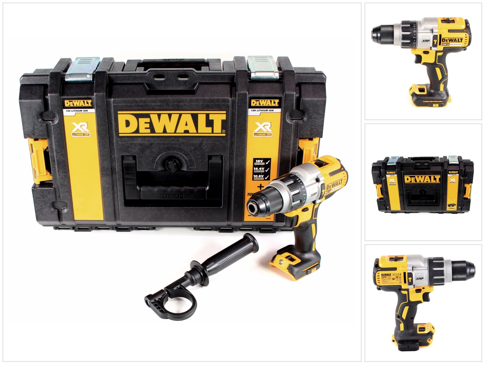Akumulátorová príklepová vŕtačka DeWalt DCD 996 NT 18V 95Nm Brushless Solo + Toughbox - bez batérie, bez nabíjačky