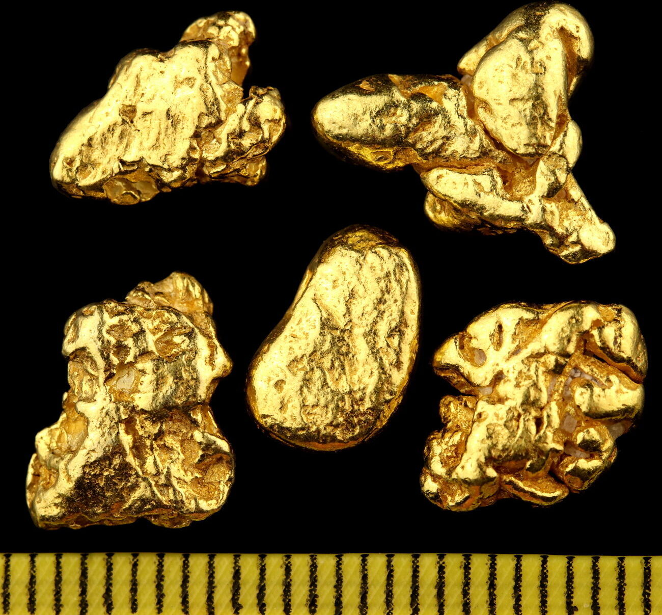 Gold-Fieber 1 Gramm echte XXL Goldnuggets aus Alaska + Echtheitszertifikat 20-23 Karat