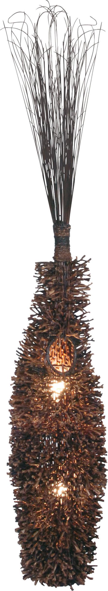 Näve Leuchten Deko-Stehleuchte H: 190cm braun Deko-Stehleuchte H: 190cm braun Stehleuchte - Deko-Stehleuchte, Stehlampe aus Korb in braun, 190 cm hoch, Ø 30 cm, E27-Fassung