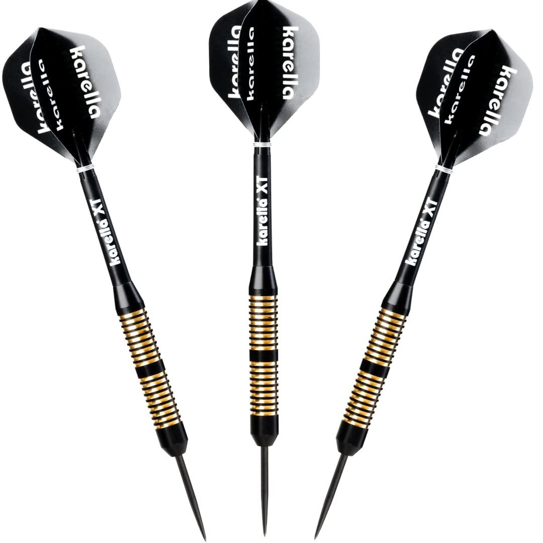 Karella Coffret pour fléchettes Noir