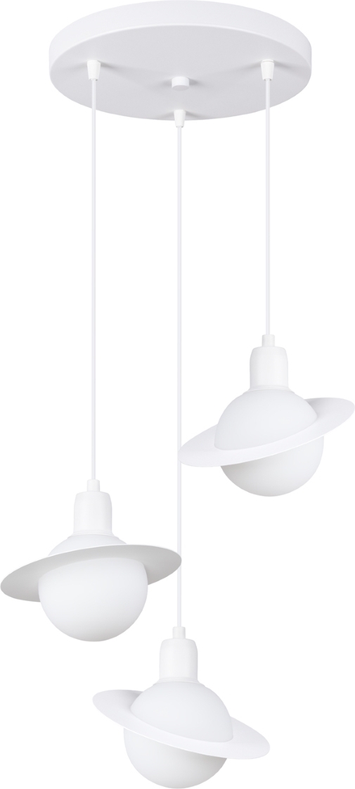 Pendelleuchte HYPERION 3P Weiß 3xG9 8W Stahl 120x32x32cm Sollux Lighting