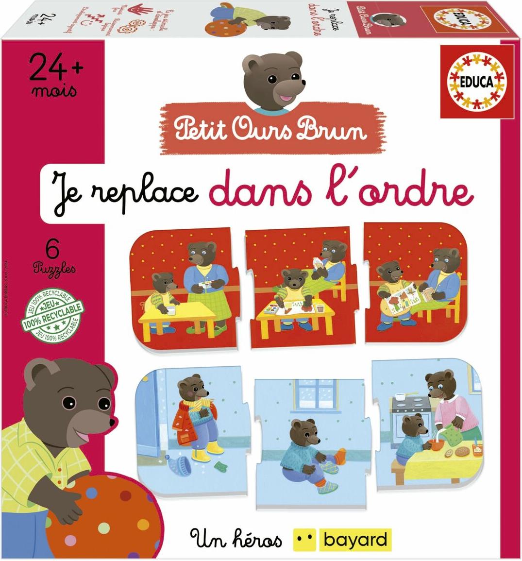 Lernspiel Educa Je replace dans lordre (FR) Je replace dans l´ordre