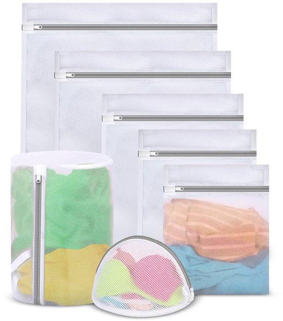 Famanu Wäschenetze Set – 7 große Wäschenetze für schonendes Waschen