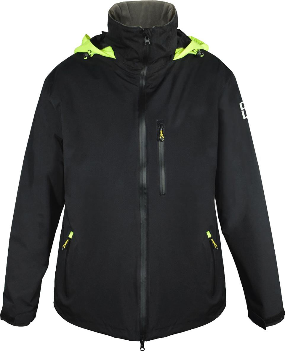 Herren Deck Segeljacke, Schwarz, XL