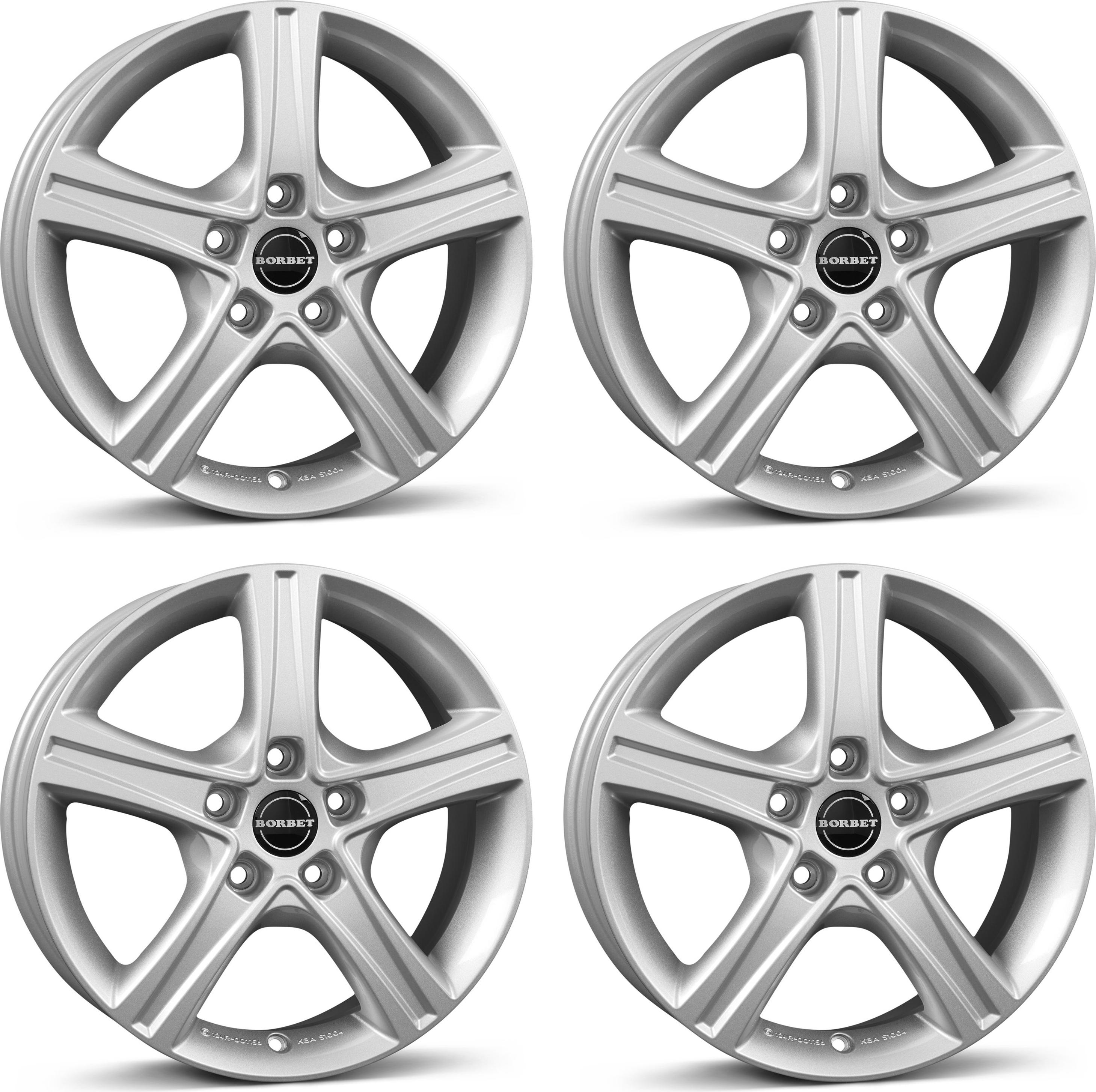 4 Borbet Felgen CWD 7.0x17 ET45 5x114.3 SIL für Infiniti Q50 5x114.3 SIL für Infiniti Q50 Aluräder 4-CWD 70745114,3566,1KS