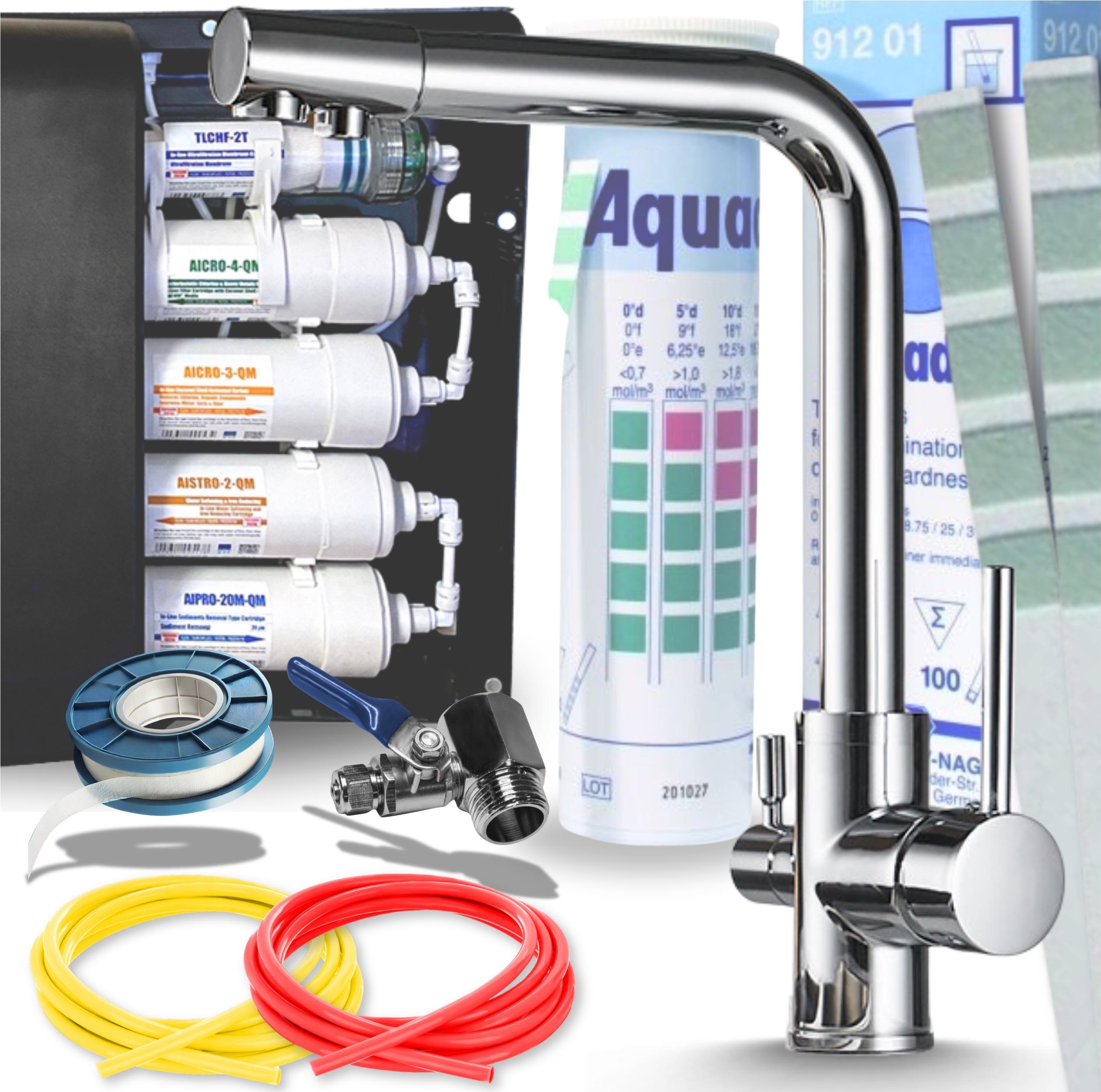 Küchenarmatur Ari 3-Wege Chrom Keramikventil