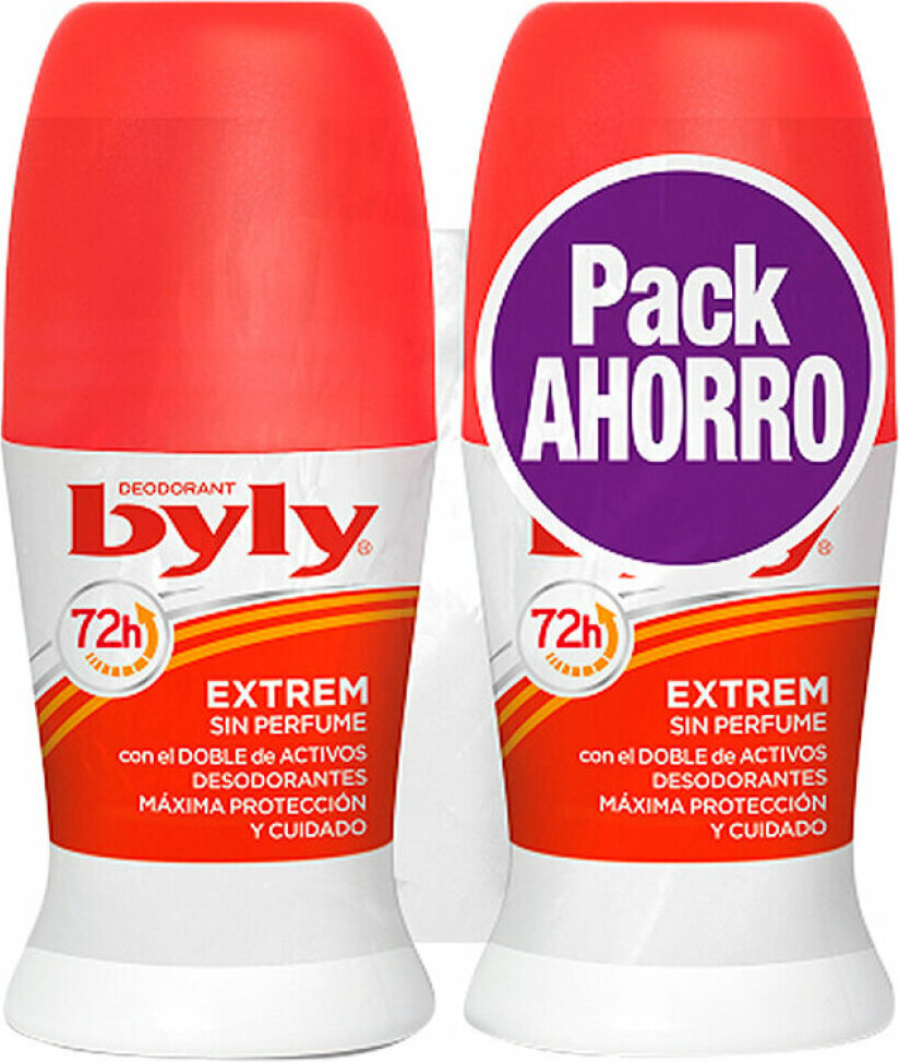 Byly Extrem Desodorant Roll On 2x50ml