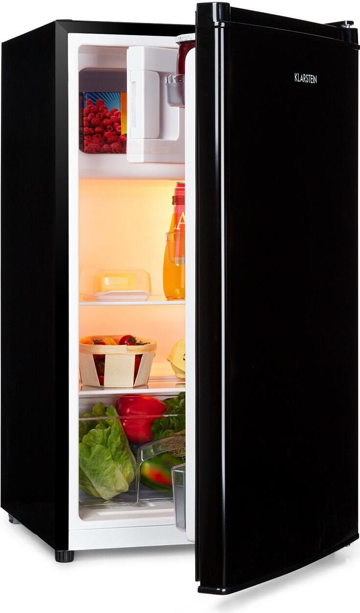 Klarstein Kühlschrank, Mini-Kühlschrank für Getränke, Kühlschrank mit Gefrierfach Klein, Kleiner Kühlschrank Lautlos, Skincare Fridge, Camping Kühlschrank, Minikühlschrank für Zimmer Büro, 0-15°C, 70L HEA9-C.Cousin