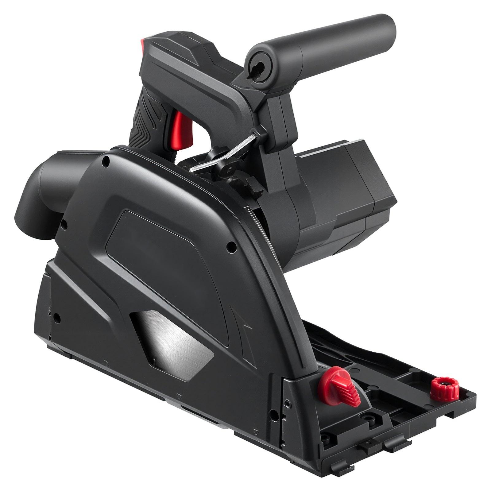 StarTech Tauchsäge - Handkreissäge 165 mm - Hartmetall-Sägeblatt 48 Zähne - Gehrungswinkel 0–45° - Schnitttiefe bis 55 mm - Für Holz & Kunststoff - Führungsschiene nicht enthalten JLGDJ1200W65PJ2R1001V2