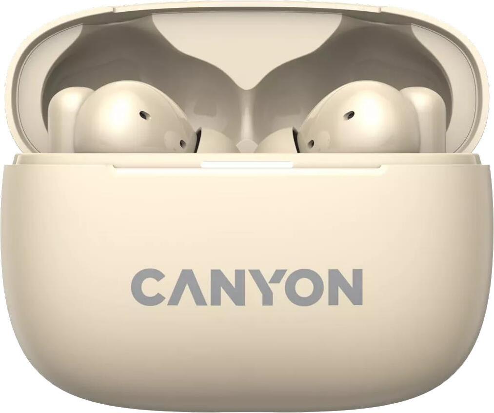 Canyon Bluetooth Headset OnGo 10 In-Ear/ANC/BT/Touch beige retail CNS-TWS10BG