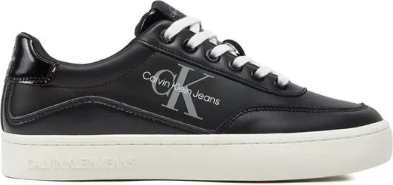 Damen Schuhe Calvin Klein Jeans Classic Cupsole Low Lace Sport Turnschuhe schwarz 37