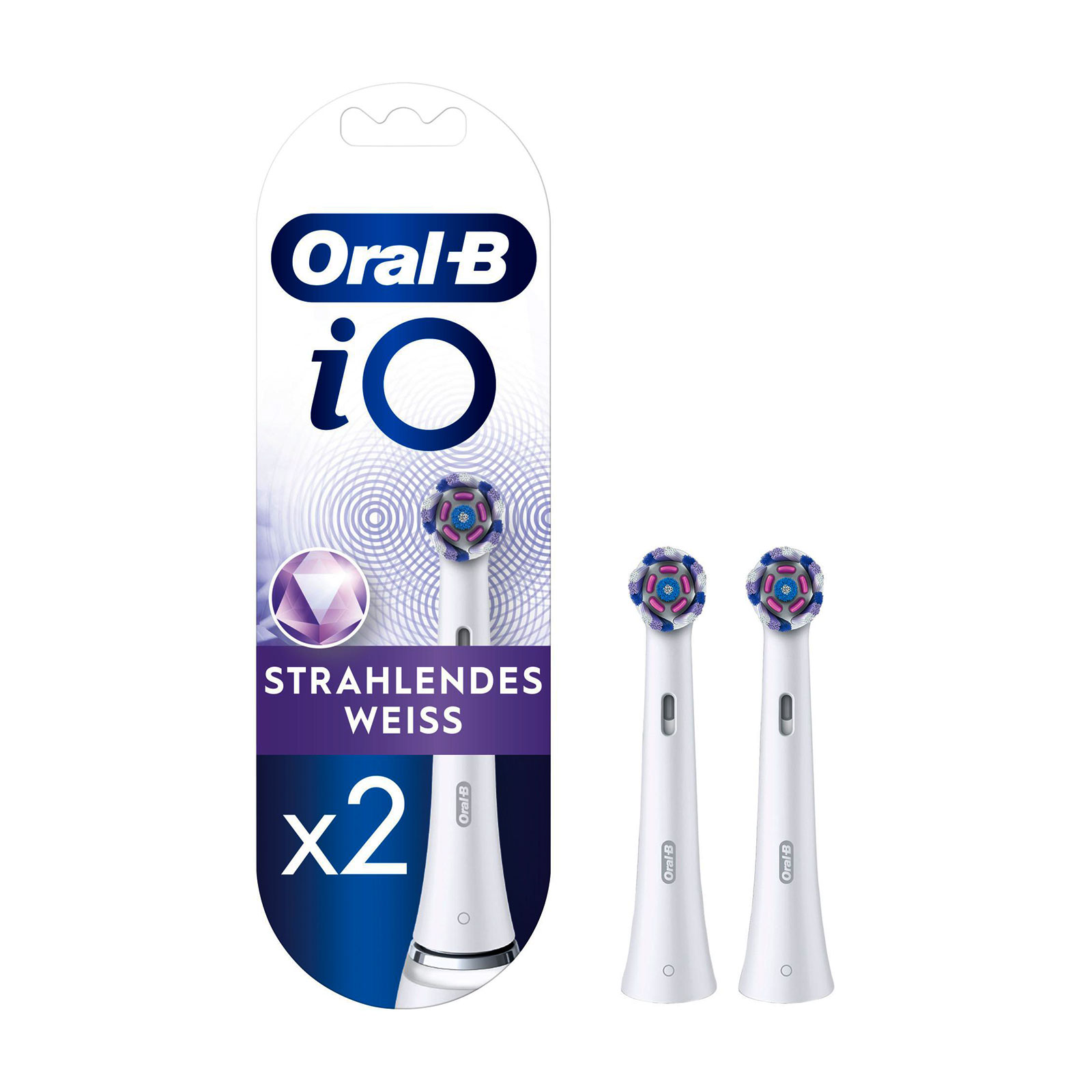 Aufsteckbürsten Radiant Oral-B iO 2er White