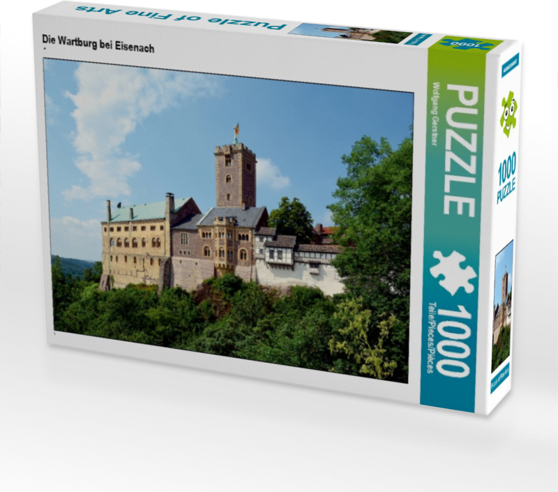 Calvendo Die Wartburg bei Eisenach 1000 Teile Puzzle quer 640x480mm, Gerstner Wolfgang; 7303469