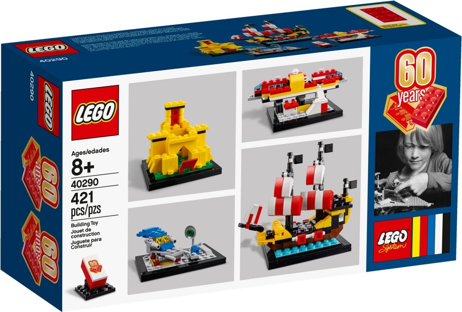 LEGO® Iconic 40290 60 rokov Lego 60. výročie