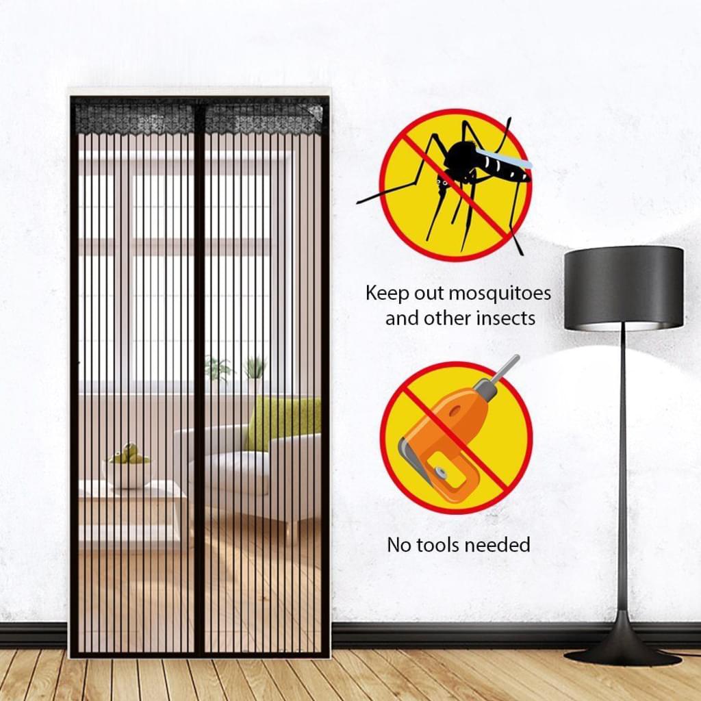 Insektenschutz Vorhang Türen Magnet Magnetvorhang Netz Fliegengitter Balkontür 