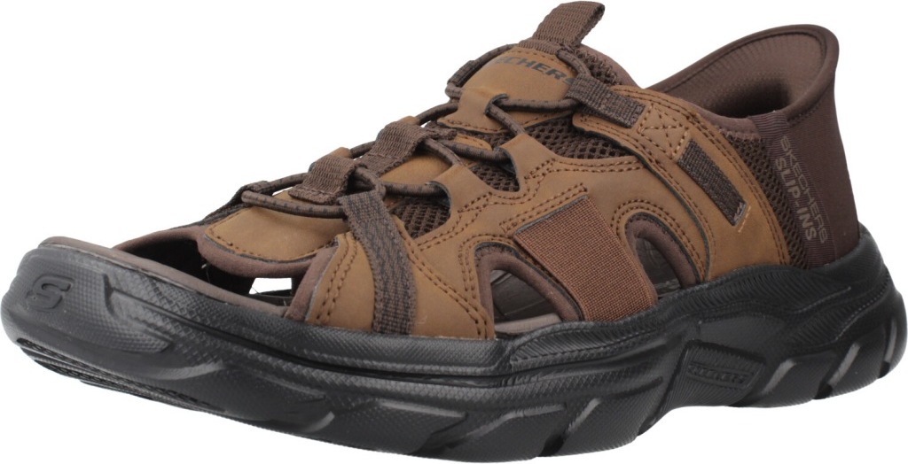 SKECHERS SLIP-INS REVOLTED SS Brown 205181 ACDB