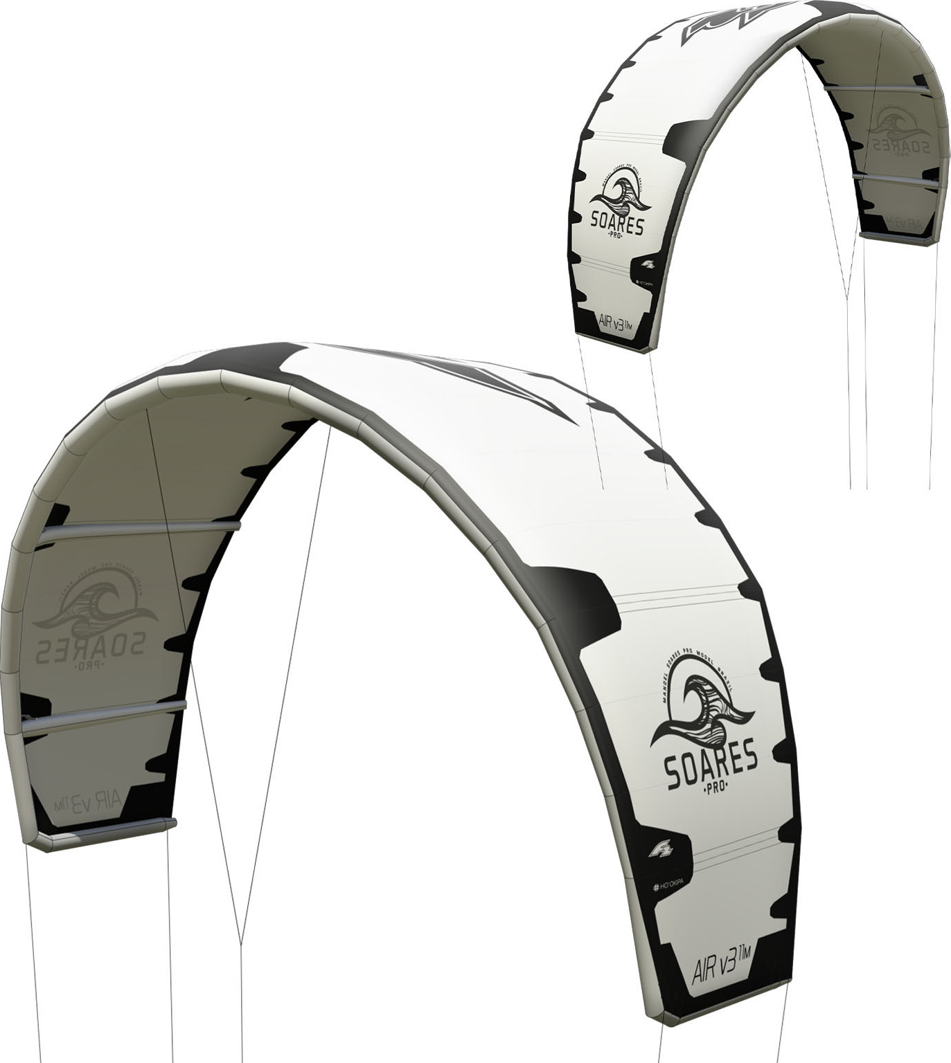 F2 Kite Soares Pro 13 qm Weiss