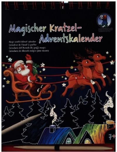 Adventný kalendár URSUS Magic Scratch