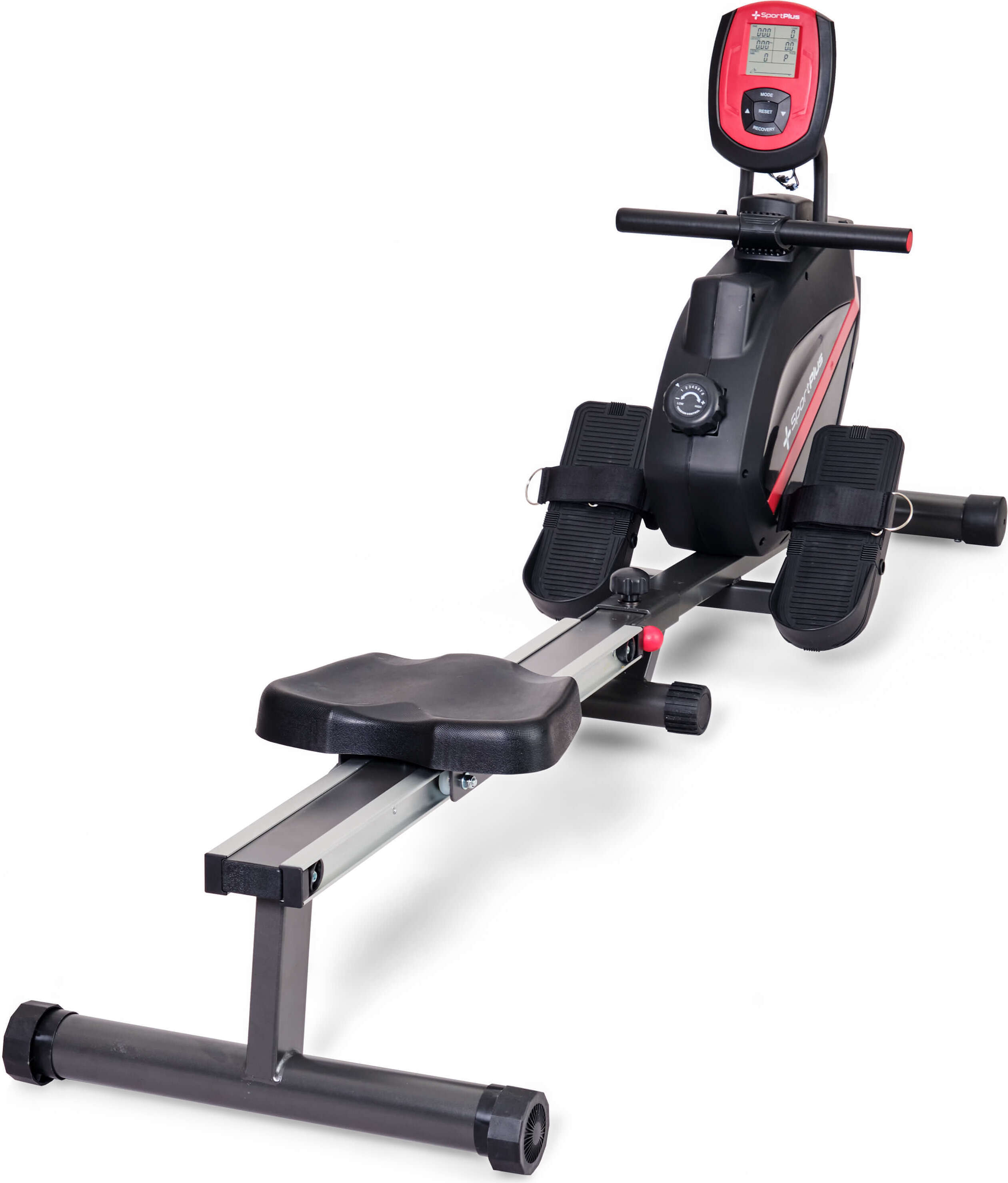 SportPlus I Rudergerät I für zuhause, Rudermaschine klappbar, Rudergerät leise, Rudergerät Magnet, Fitnessgerät rudern, SP-MR-008-B 11795