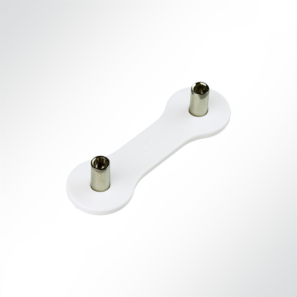 Lysel® Nietunterlagen Jeep/VW mit Nieten, (BxL) 15x50mm in weiß (1 Stück) 11203_9987