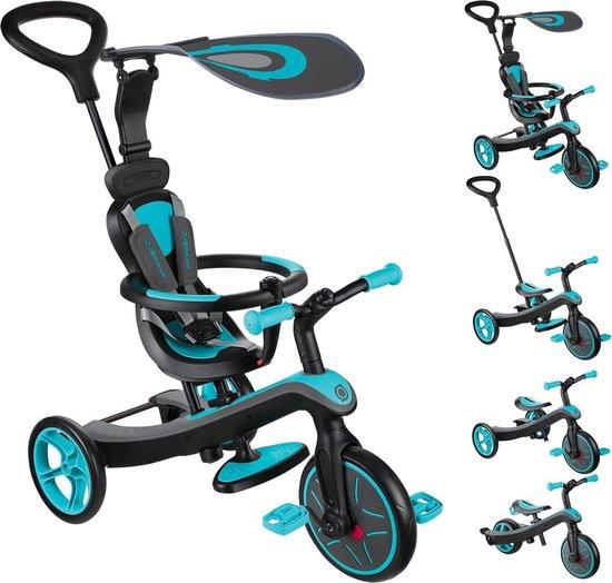 OEM Dreirad mit Schiebelehre, schwarz-blau, Laufdreirad 2026
