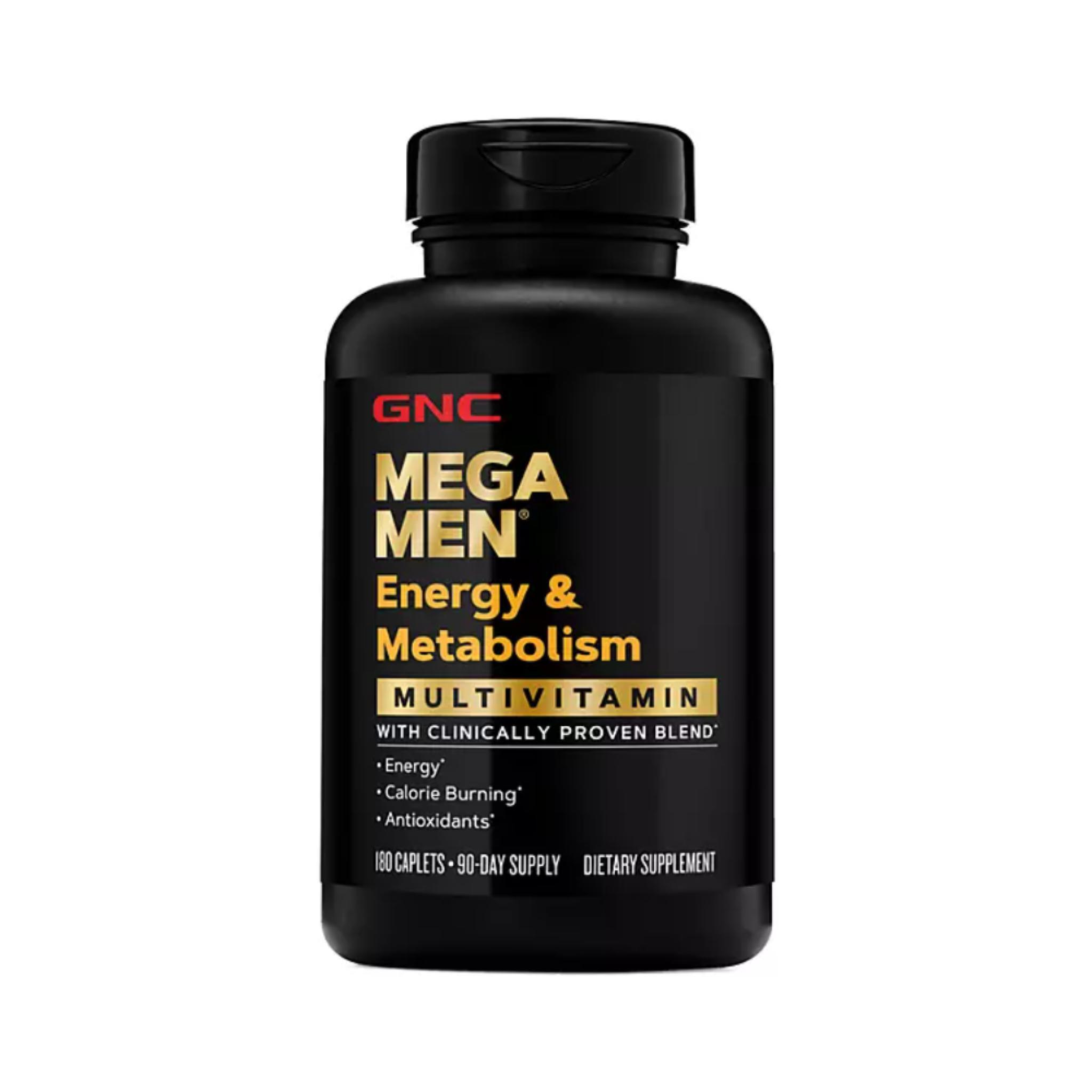 GNC Mega Men Energie & Stoffwechsel Multivitamin, 180 Kapseln